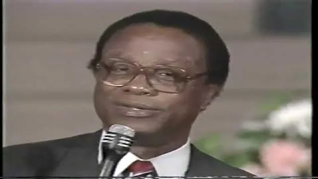 Dr  Mac speaks at Glory to God Ministries on April 28, 1990